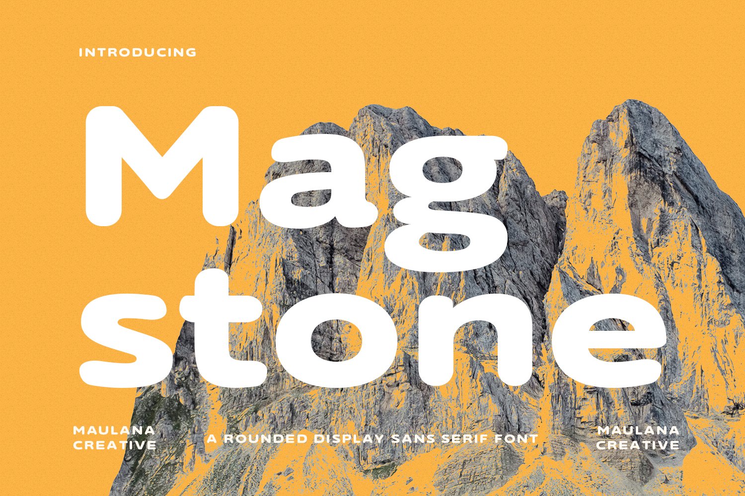 Magstone Sans Round Display Font cover image.