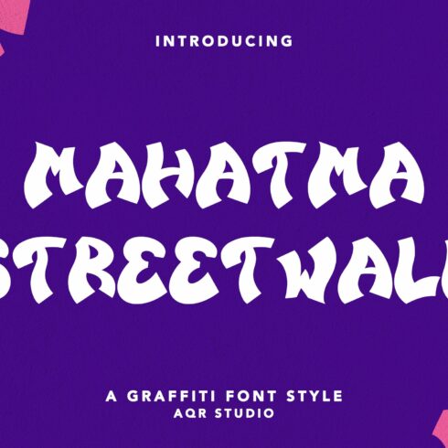 MahatmaStreetwall - Graffiti Font cover image.