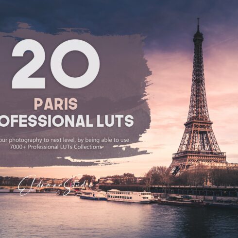 20 Paris LUTs Packcover image.