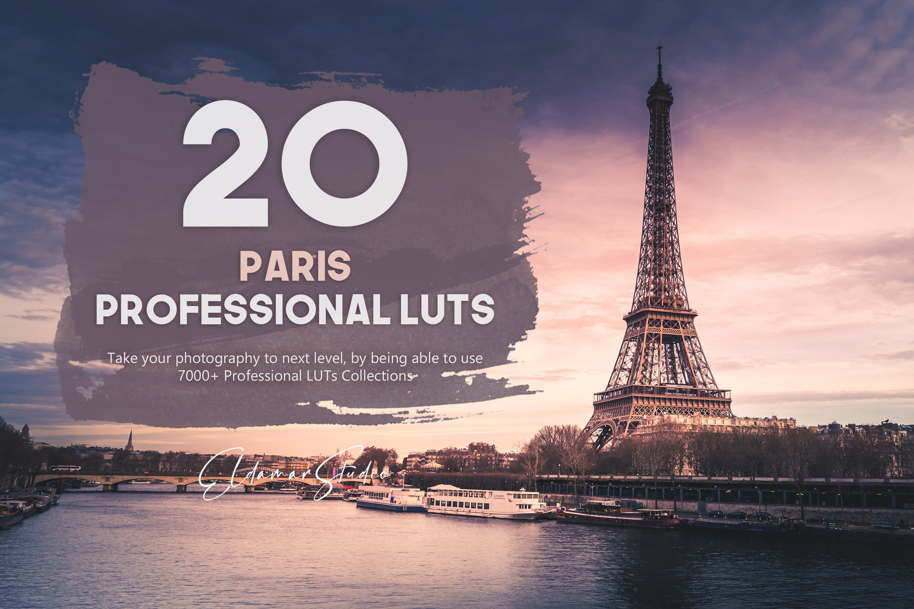 20 Paris LUTs Packcover image.