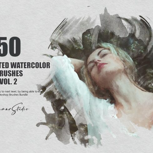 50 Handcrafted Watercolor Brushes 2cover image.