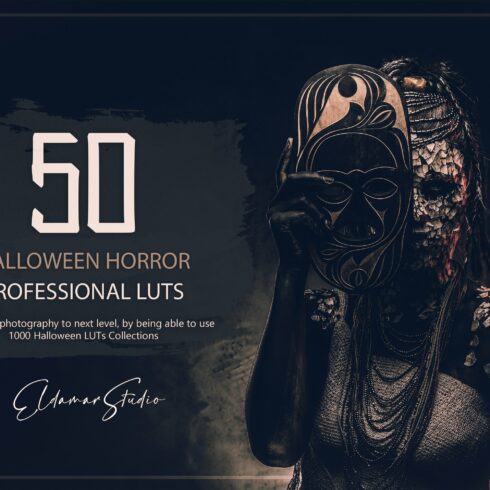 50 Halloween Horror LUTs and Presetscover image.