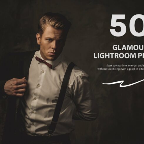 50 Glamour Lightroom Presetscover image.