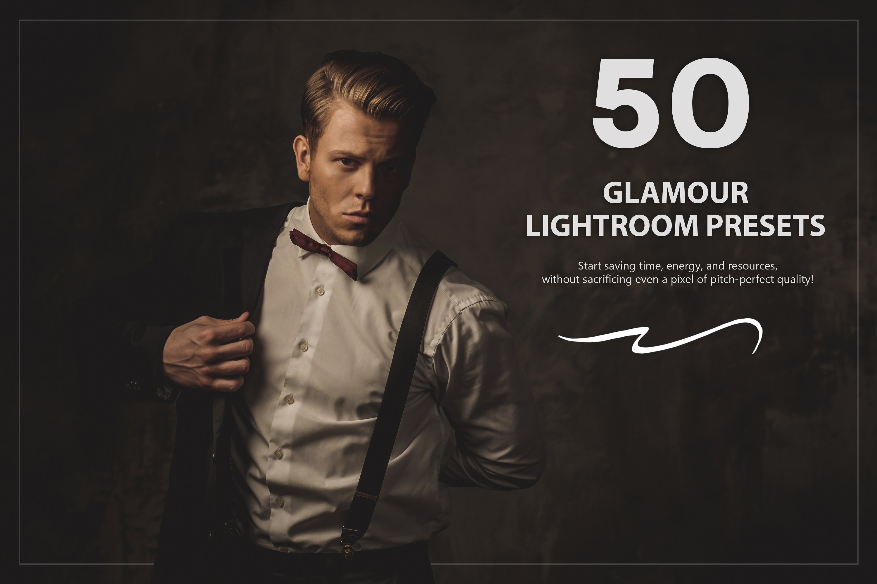 50 Glamour Lightroom Presetscover image.