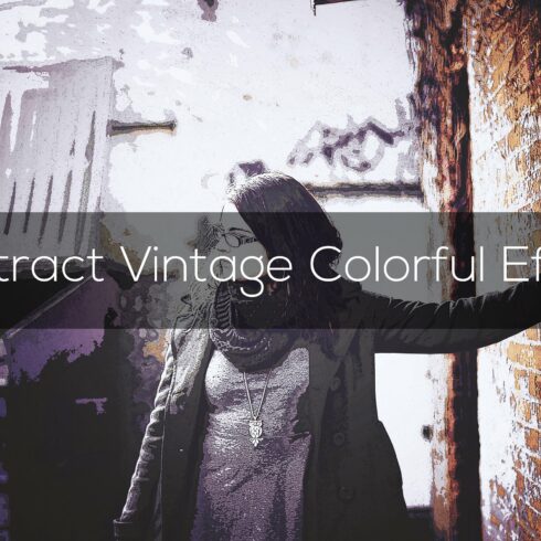 Abstract Vintage Colorful Effectcover image.