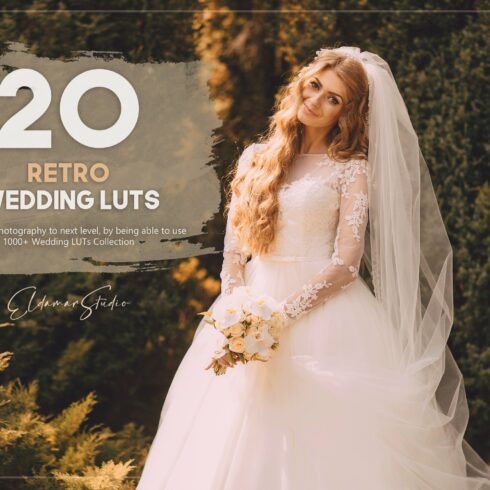 20 Retro Wedding LUTs Packcover image.