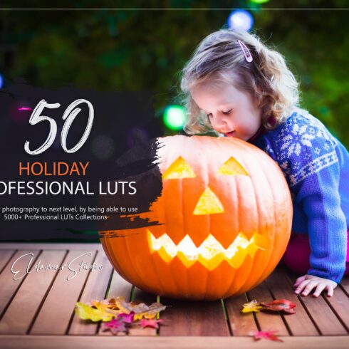 50 Holiday LUTs Packcover image.