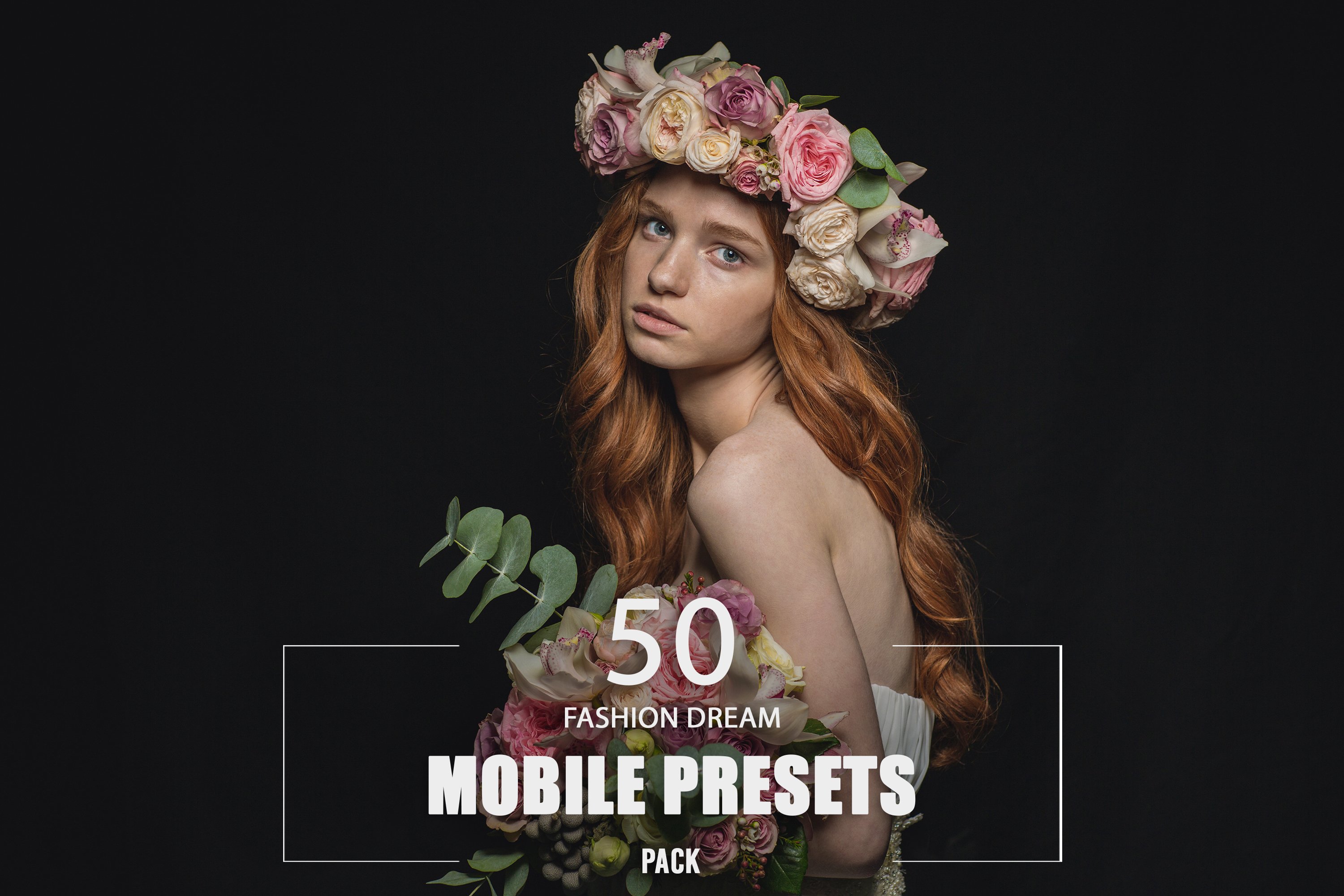 50 Fashion Dream Mobile Presets Packcover image.