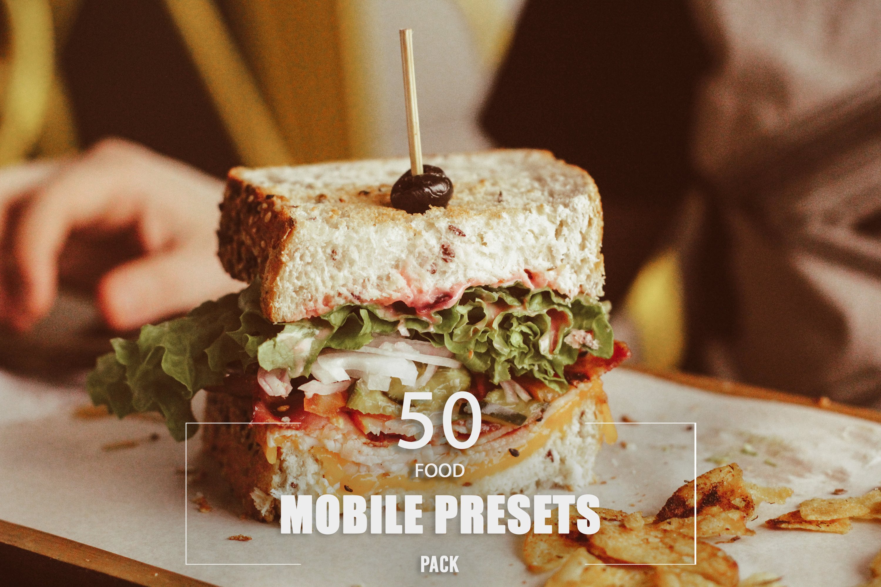 50 Food Mobile Presets Packcover image.