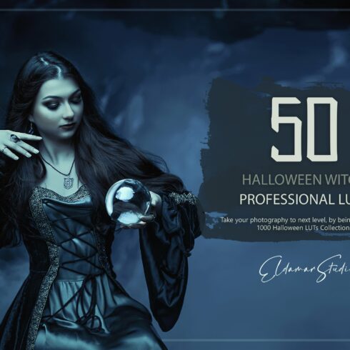 50 Halloween Witch LUTs and Presetscover image.