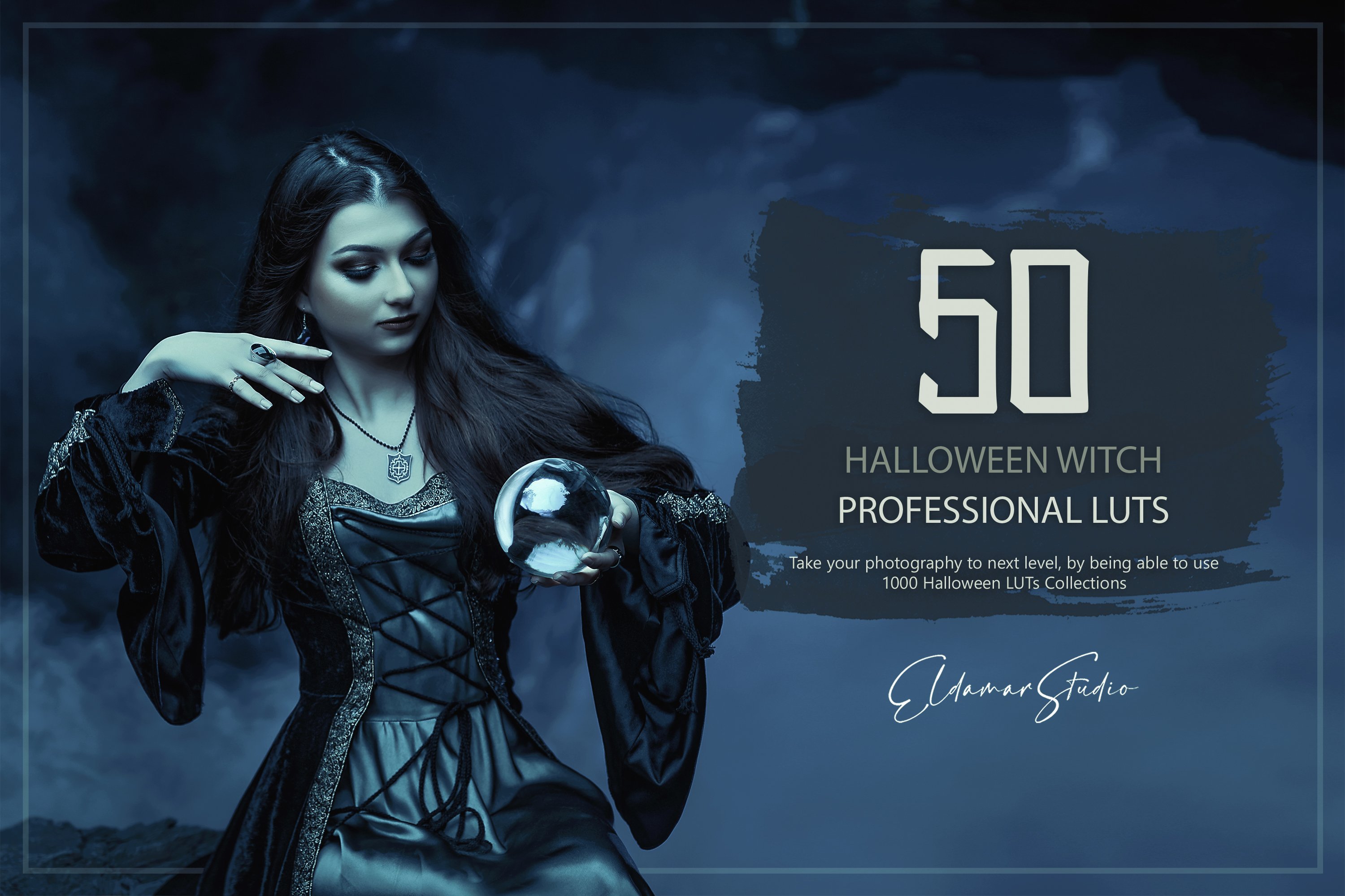 50 Halloween Witch LUTs and Presetscover image.