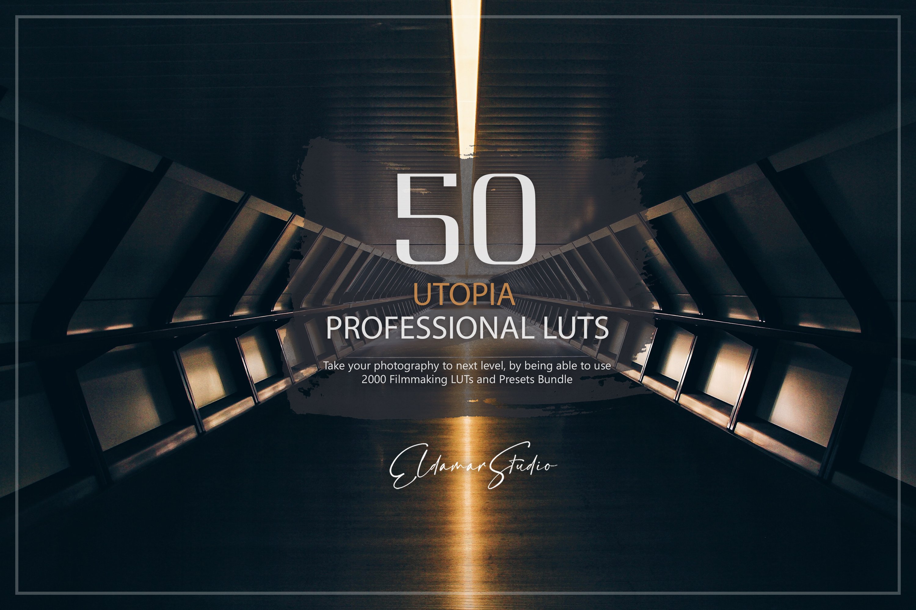 50 Utopia LUTs and Presets Packcover image.