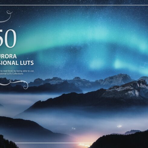 50 Aurora LUTs Packcover image.