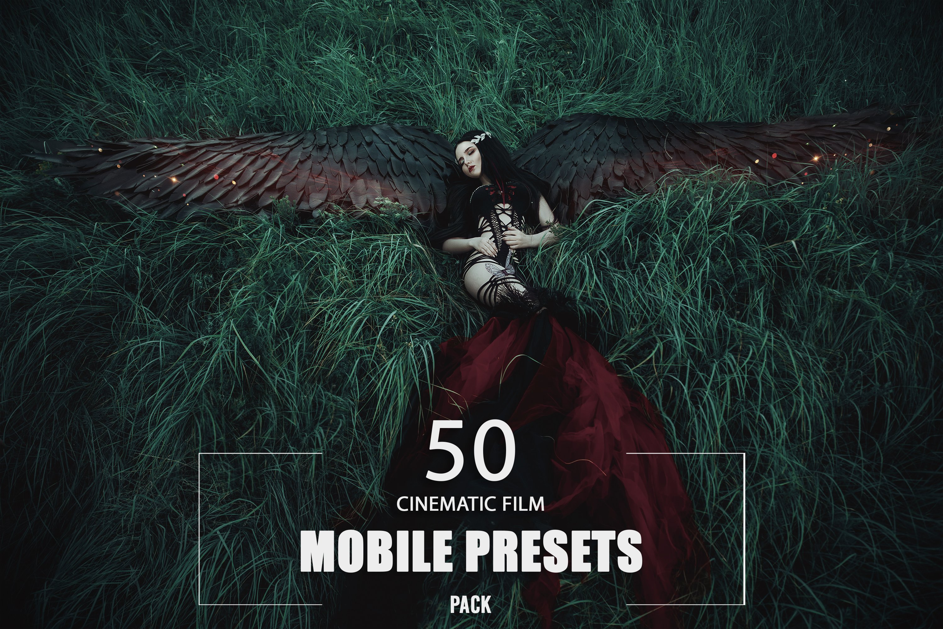 50 Cinematic Film Mobile Presetscover image.