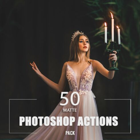 50 Matte Photoshop Actionscover image.