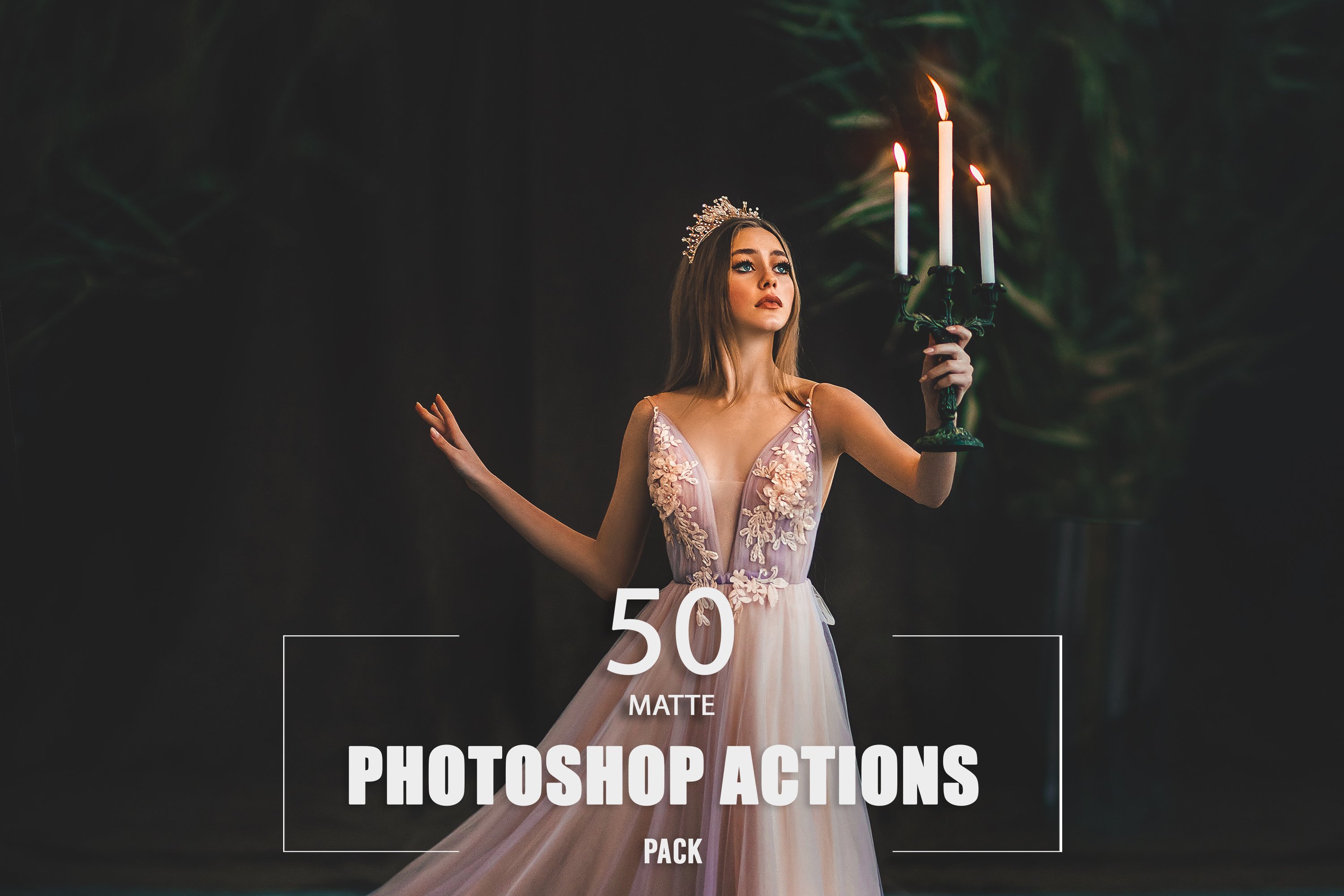 50 Matte Photoshop Actionscover image.