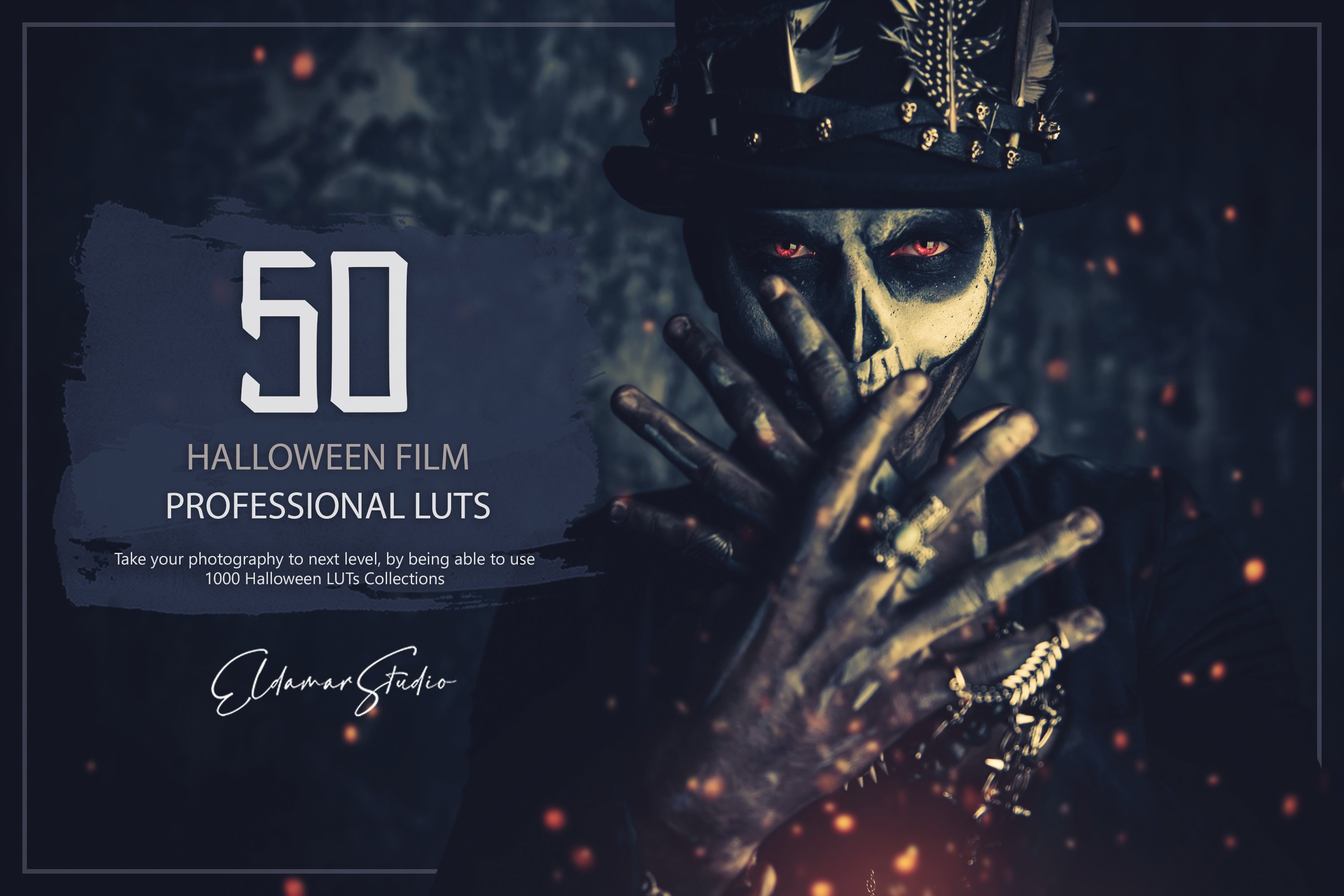 50 Halloween Film LUTs and Presetscover image.