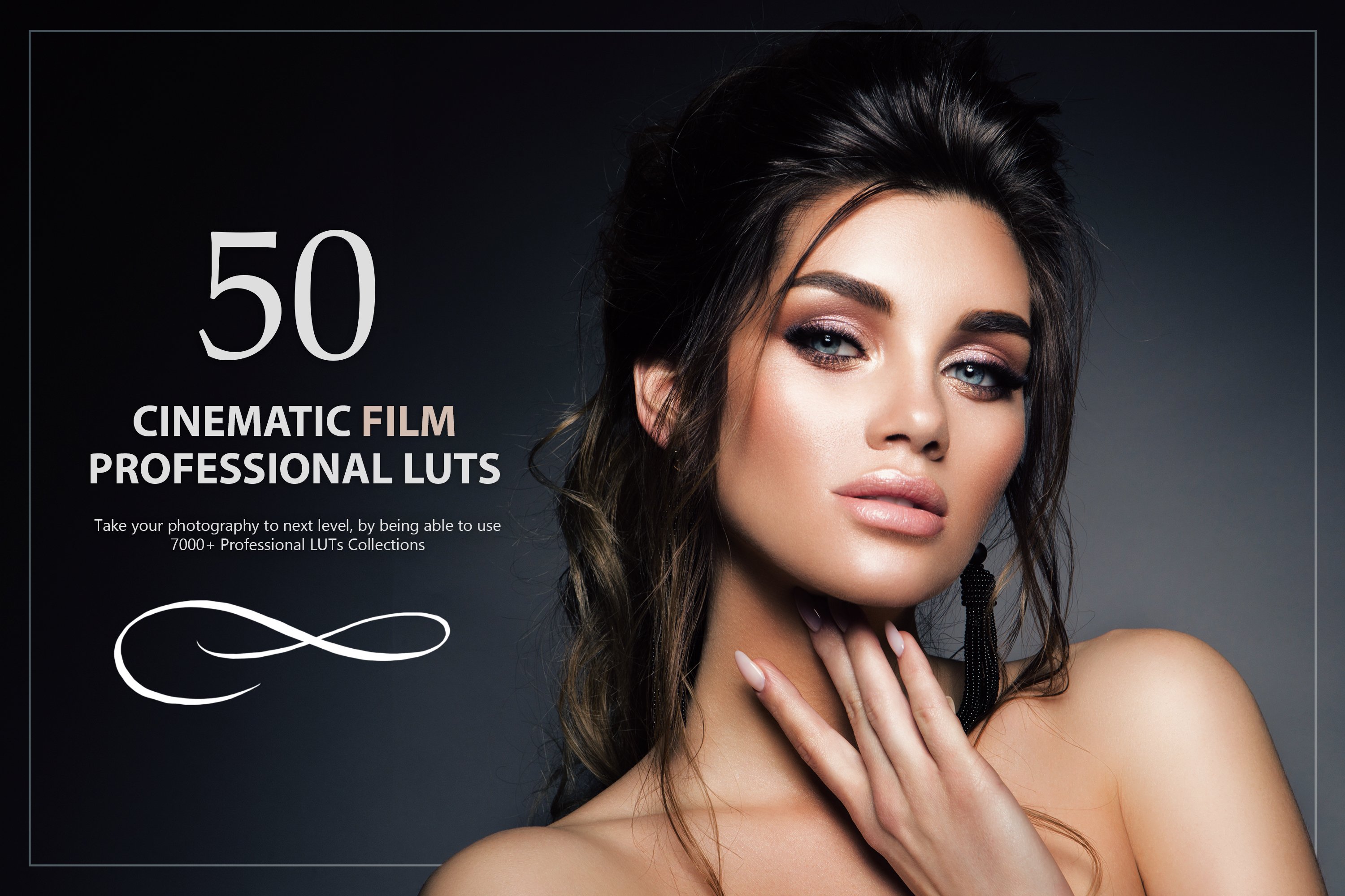 50 Cinematic Film LUTs Packcover image.