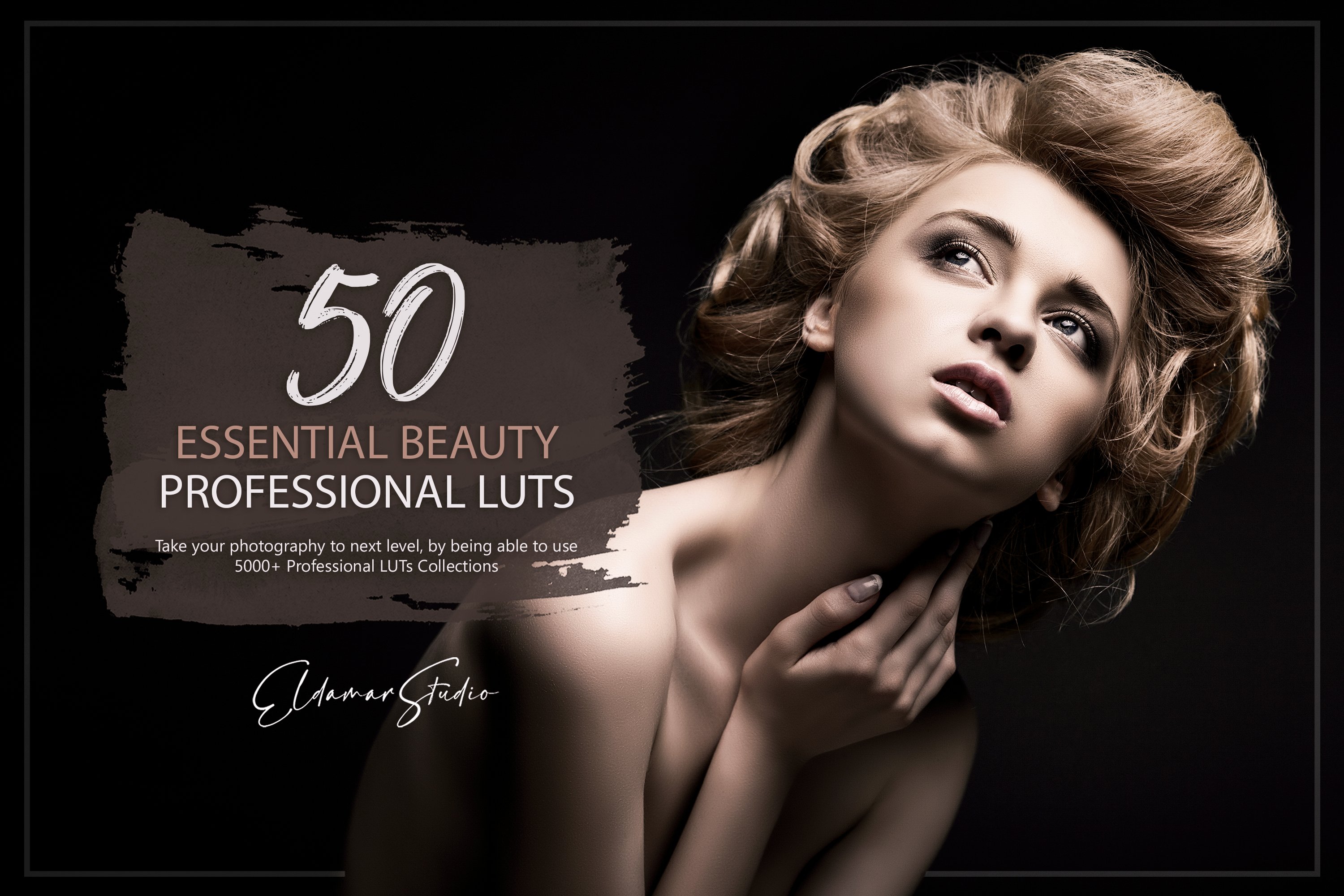 50 Essential Beauty LUTs Packcover image.