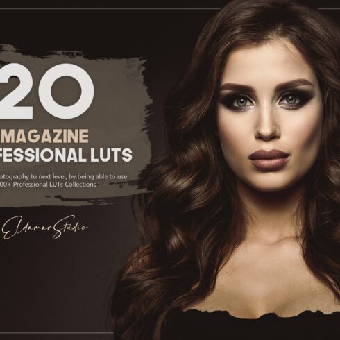 20 Magazine LUTs Packcover image.