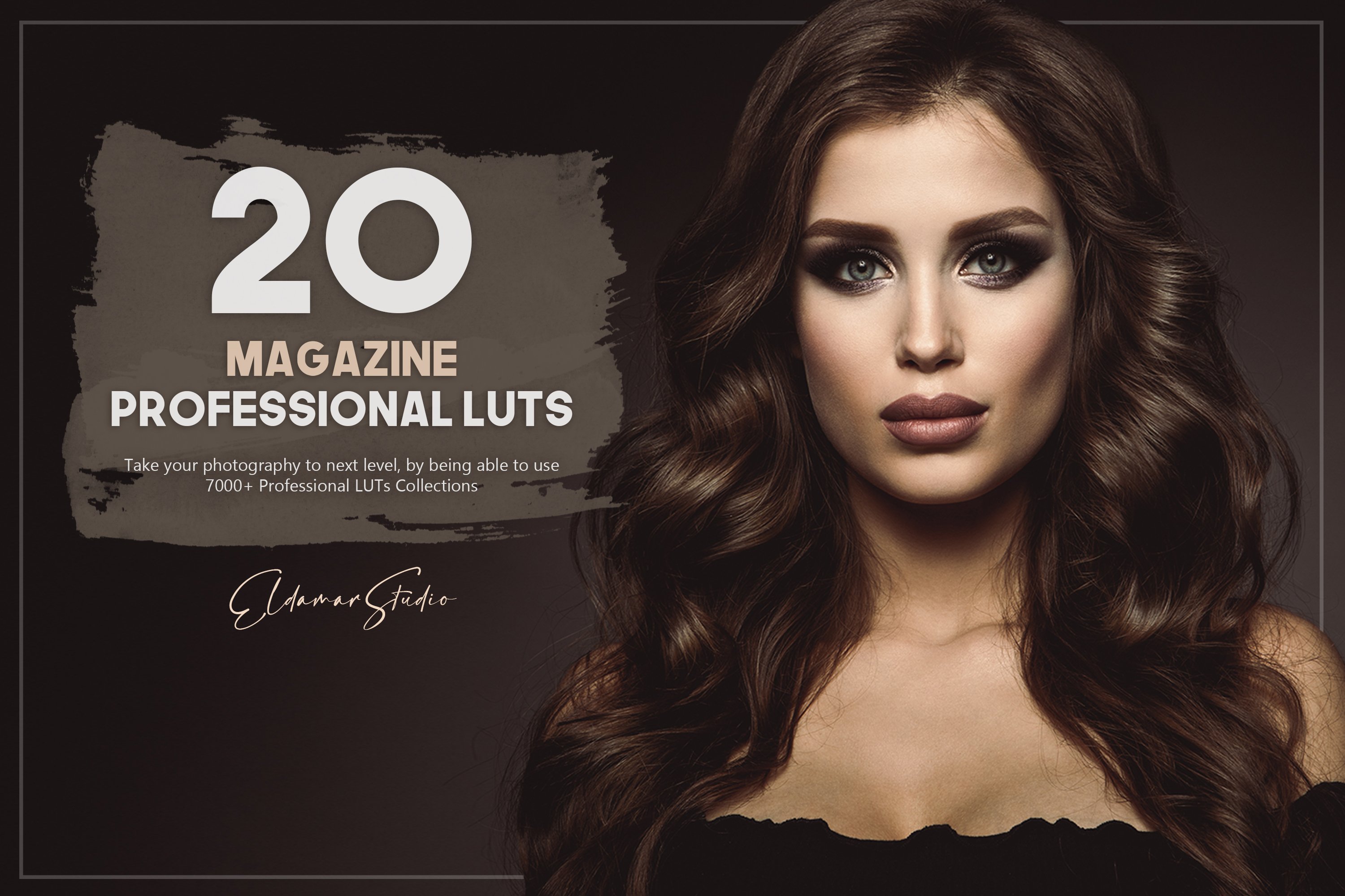 20 Magazine LUTs Packcover image.