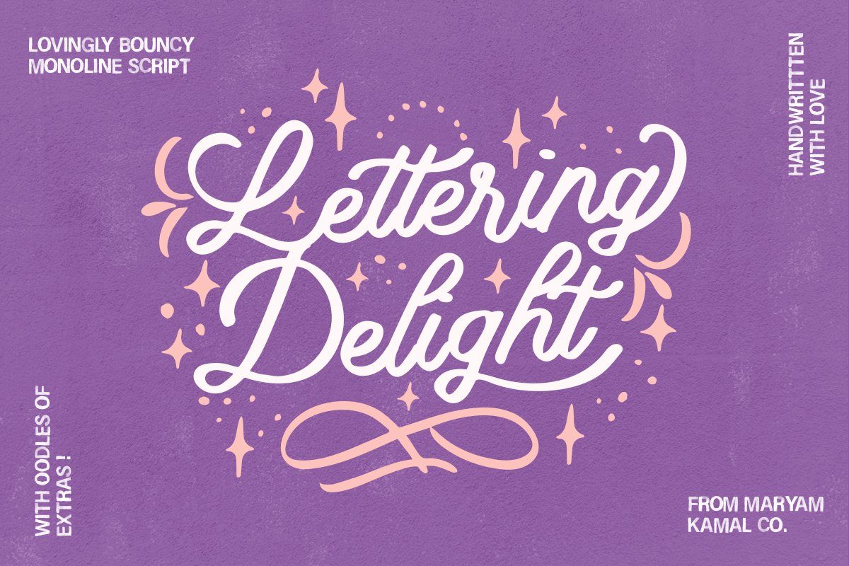 Lettering Delight (New Update!) cover image.