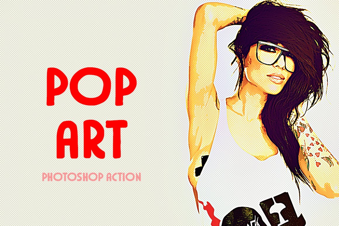 Pop Art - Photoshop Actioncover image.