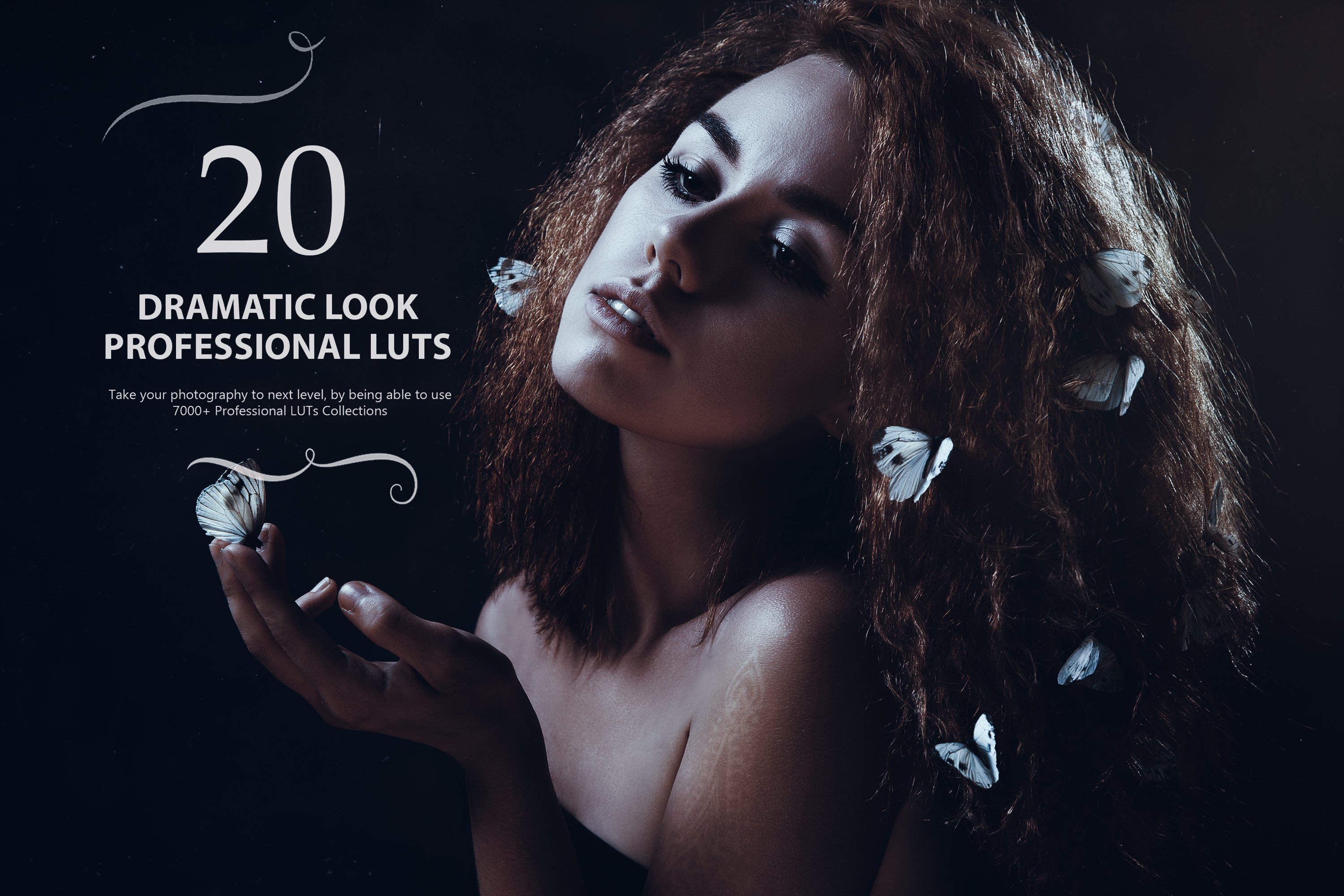 21 Dramatic Look LUTs Packcover image.