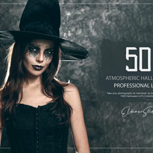 50 Atmospheric Halloween LUTs Packcover image.