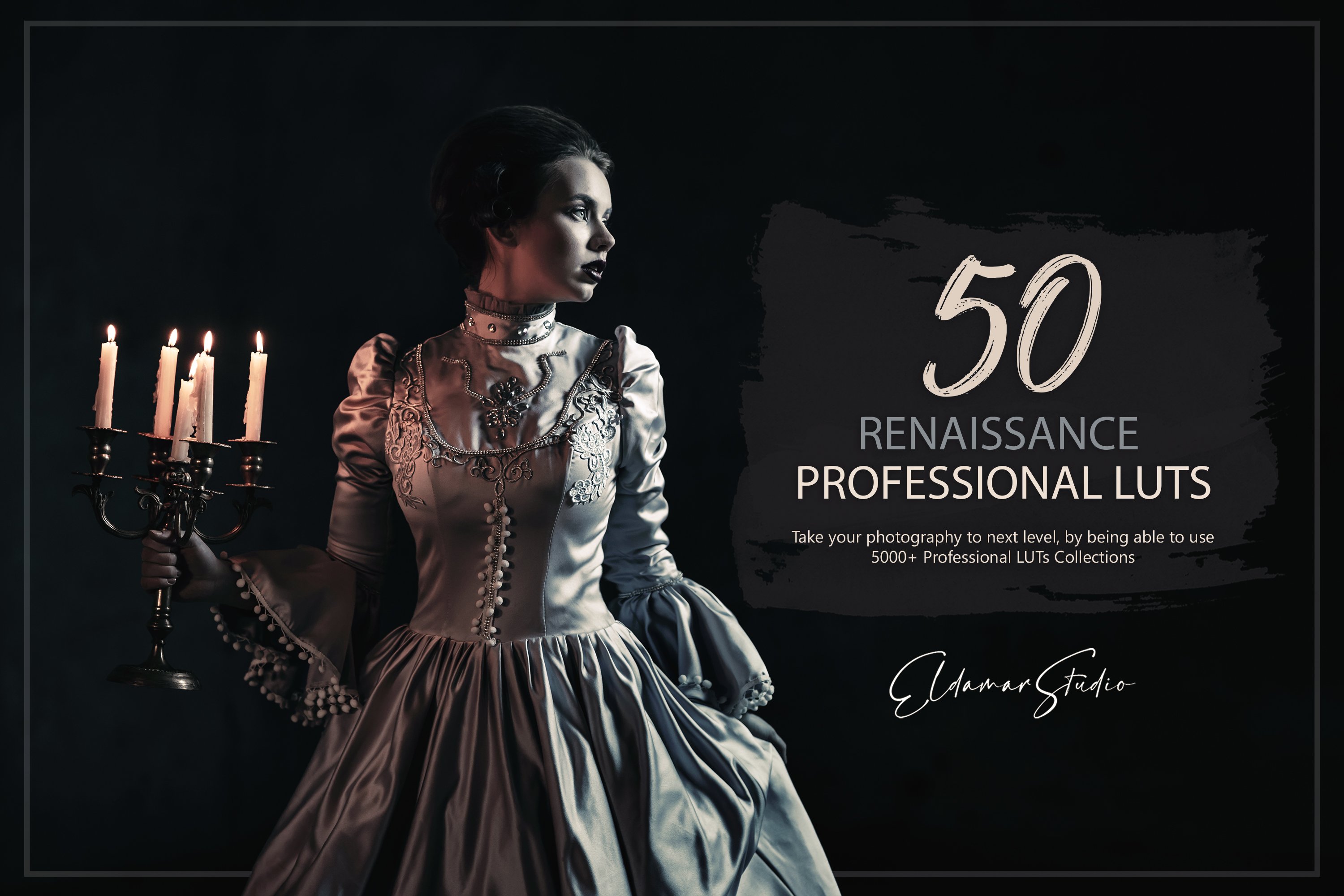 50 Renaissance LUTs Packcover image.