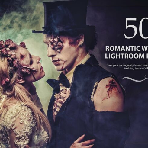 50 Romantic Wedding Lightroom Presetcover image.