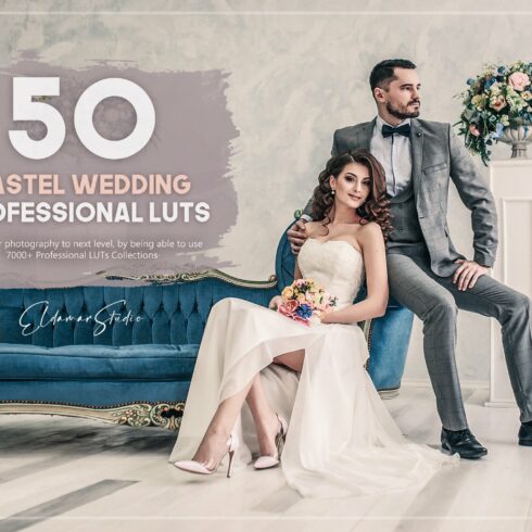 50 Pastel Wedding LUTs Packcover image.