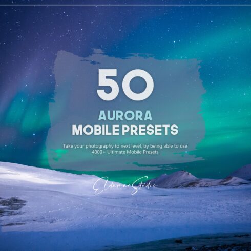 50 Aurora Mobile Presets Packcover image.