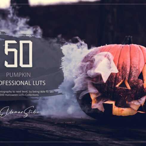 50 Pumpkin LUTs and Presets Packcover image.