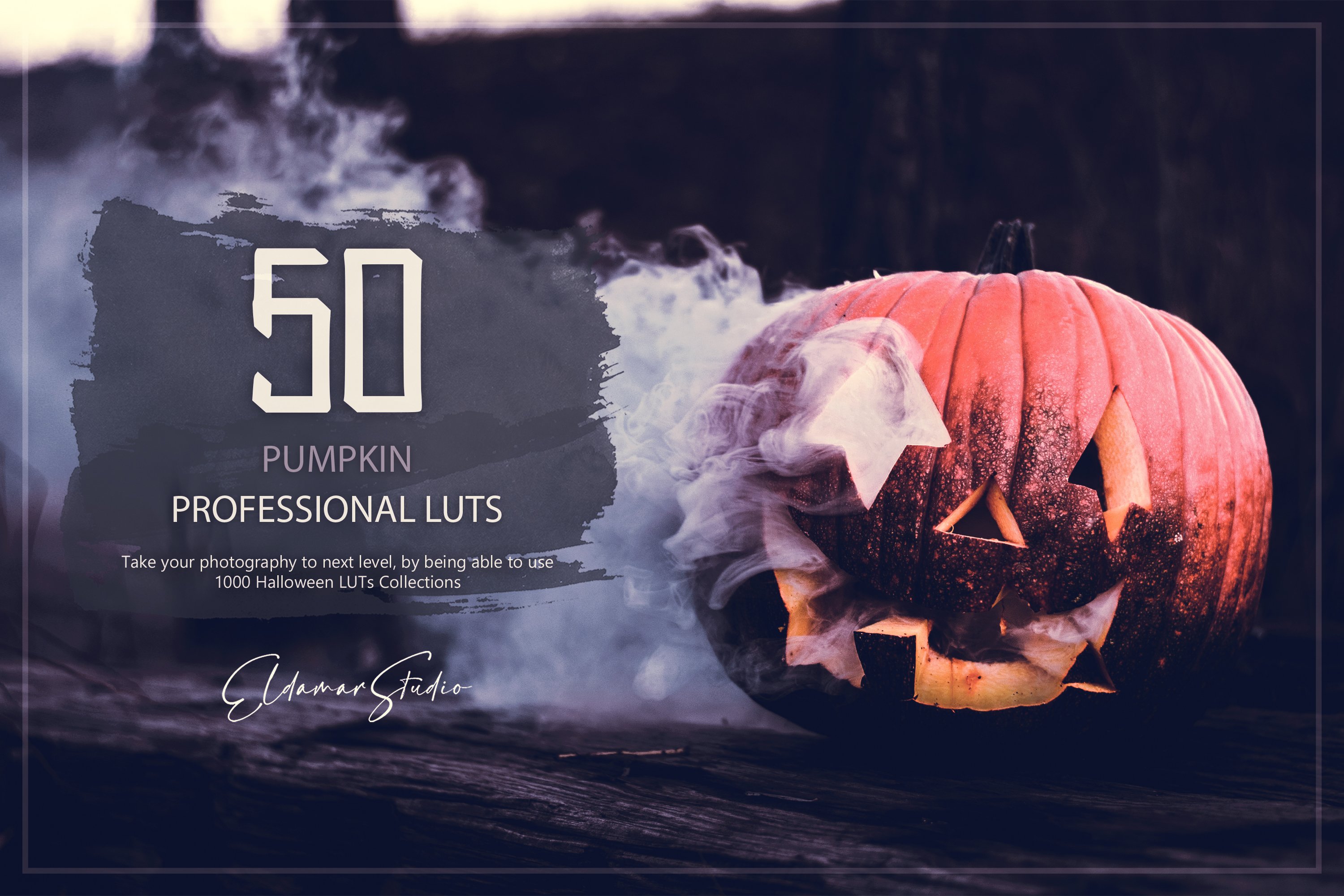 50 Pumpkin LUTs and Presets Packcover image.