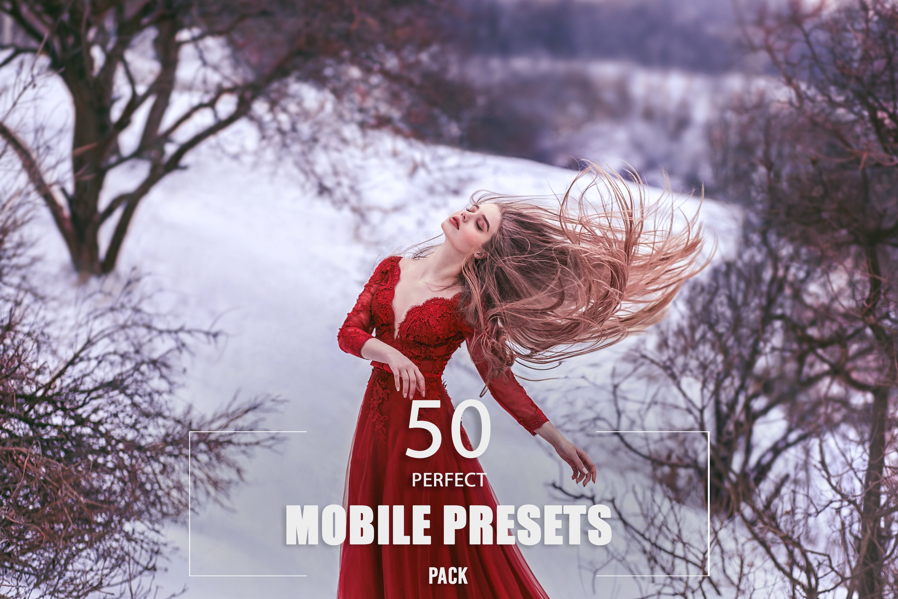 50 Perfect Mobile Presets Packcover image.