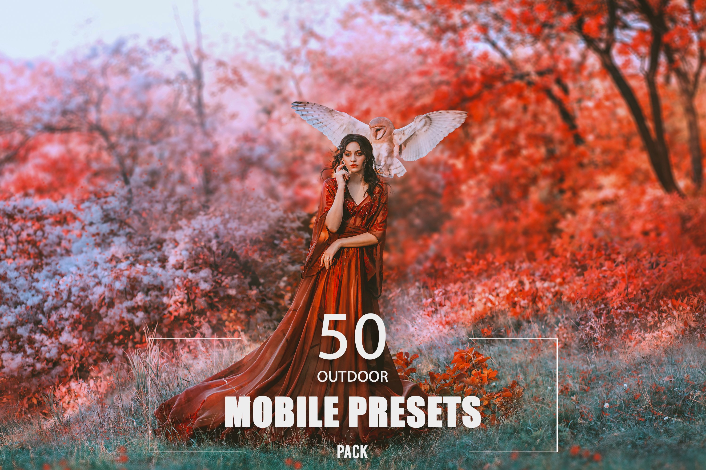 50 Outdoor Mobile Presets Packcover image.