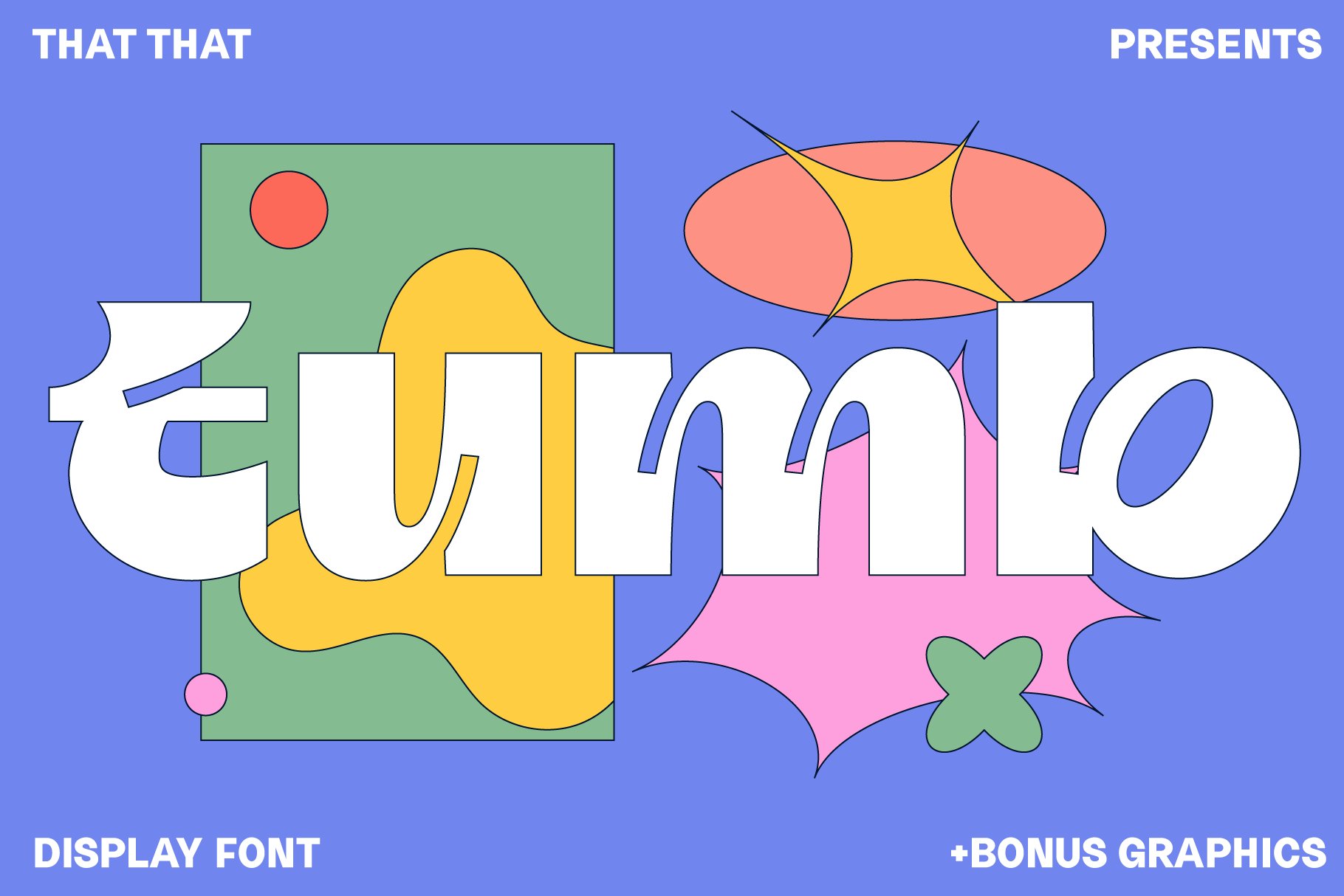 Tumb Quirky Display Font cover image.