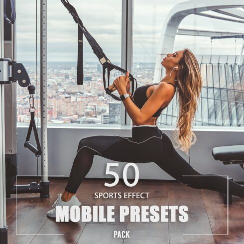 50 Sports Effect Mobile Presets Packcover image.