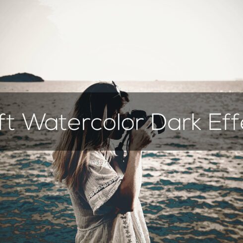 Soft Watercolor Dark Effectcover image.
