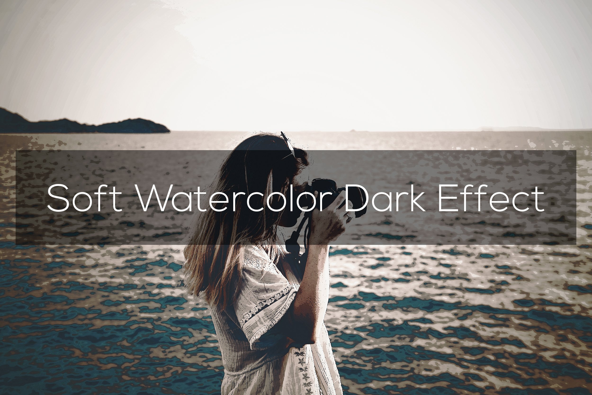 Soft Watercolor Dark Effectcover image.