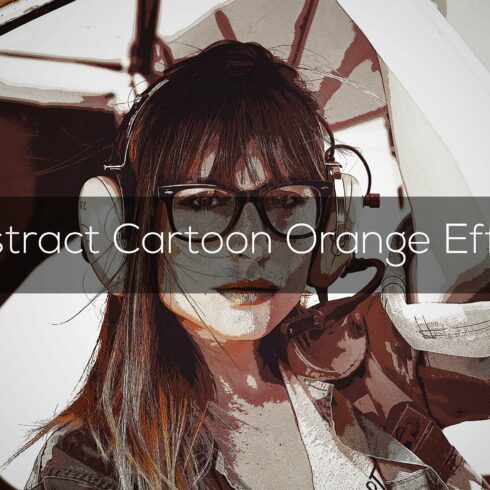 Abstract Cartoon Orange Effectcover image.