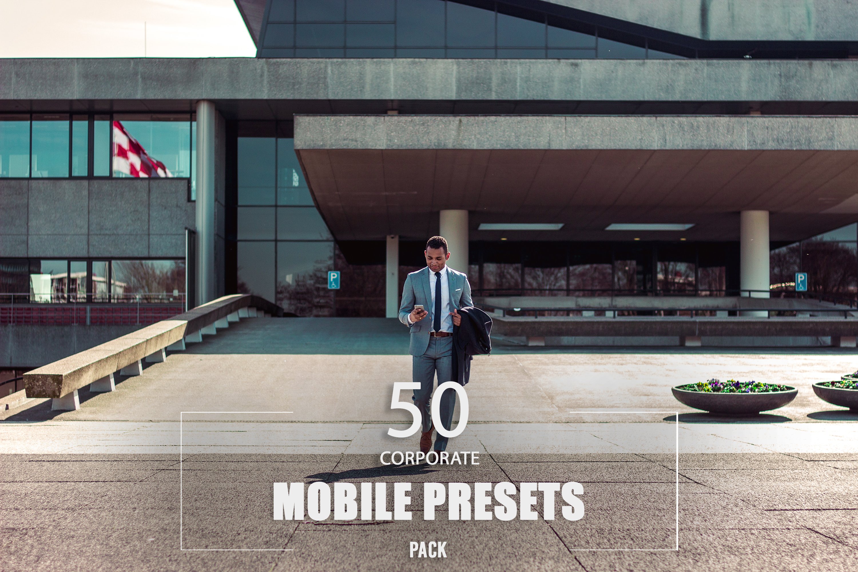 50 Corporate Mobile Presets Packcover image.