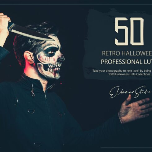 50 Retro Halloween LUTs and Presetscover image.