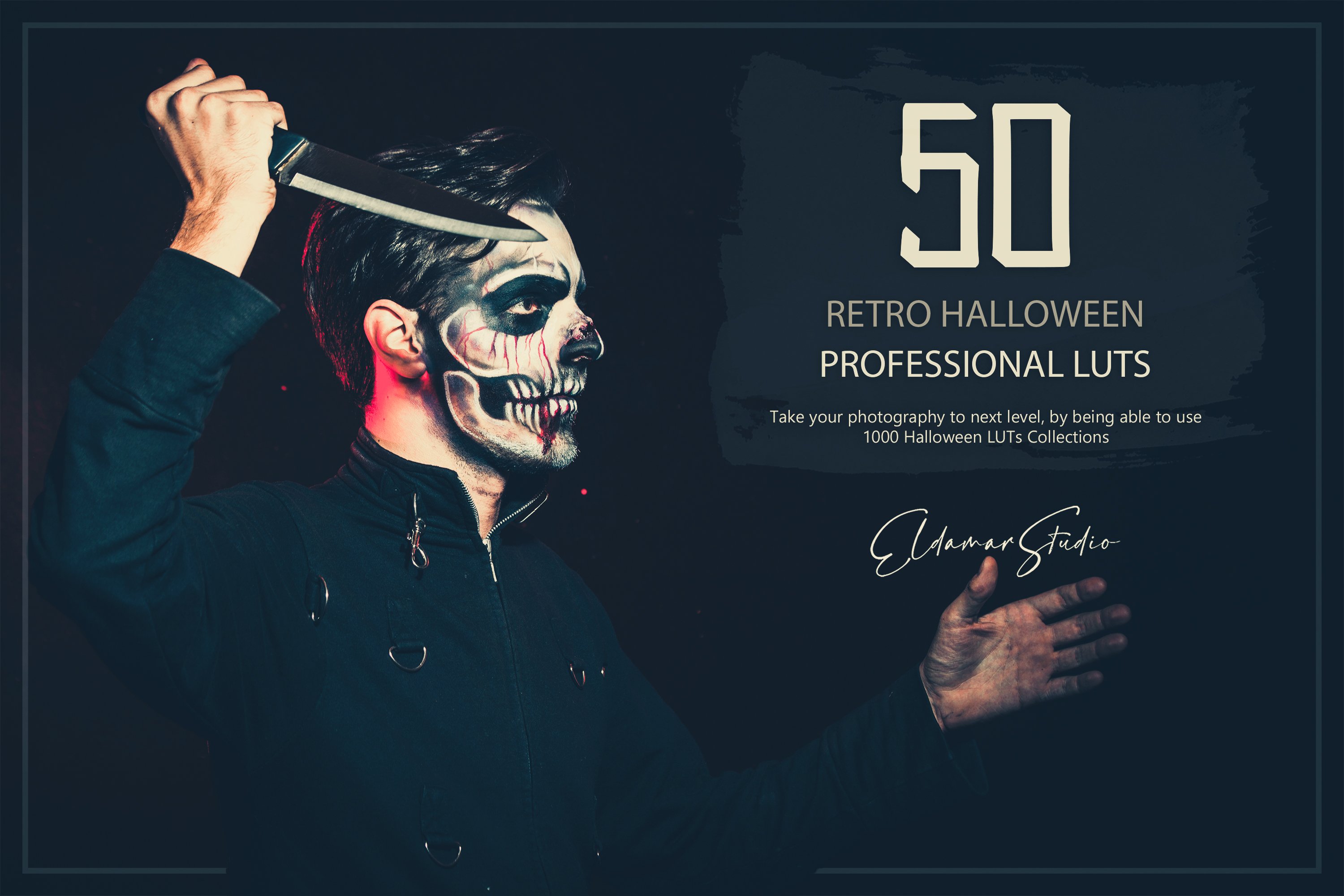 50 Retro Halloween LUTs and Presetscover image.