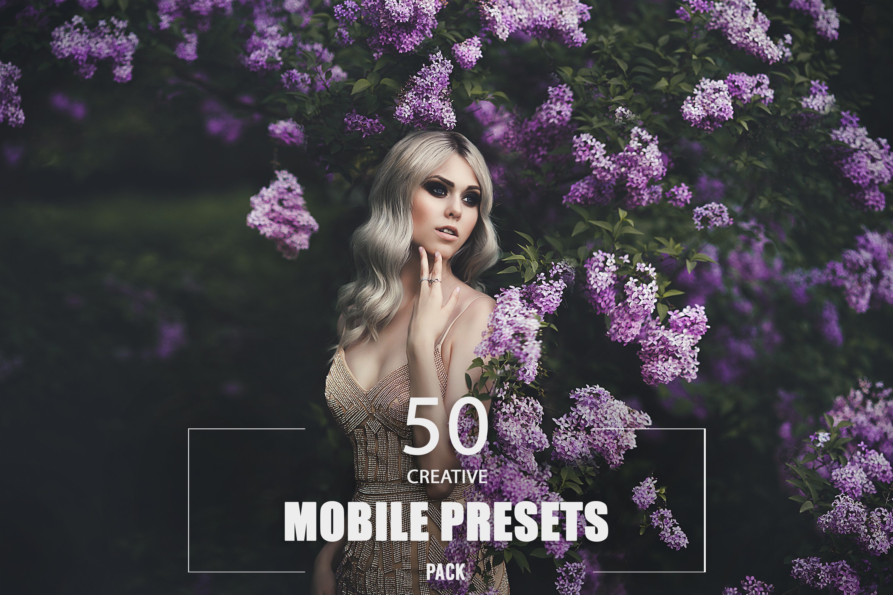 50 Creative Mobile Presets Packcover image.