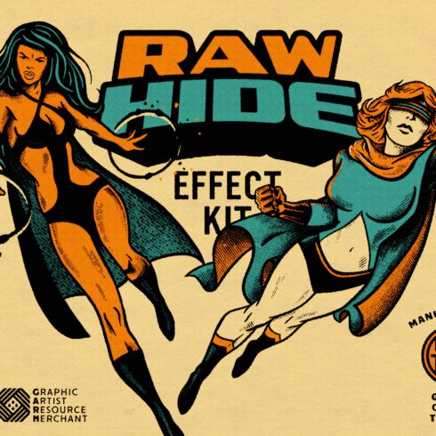 Raw Hide Photoshop Effect Kitcover image.