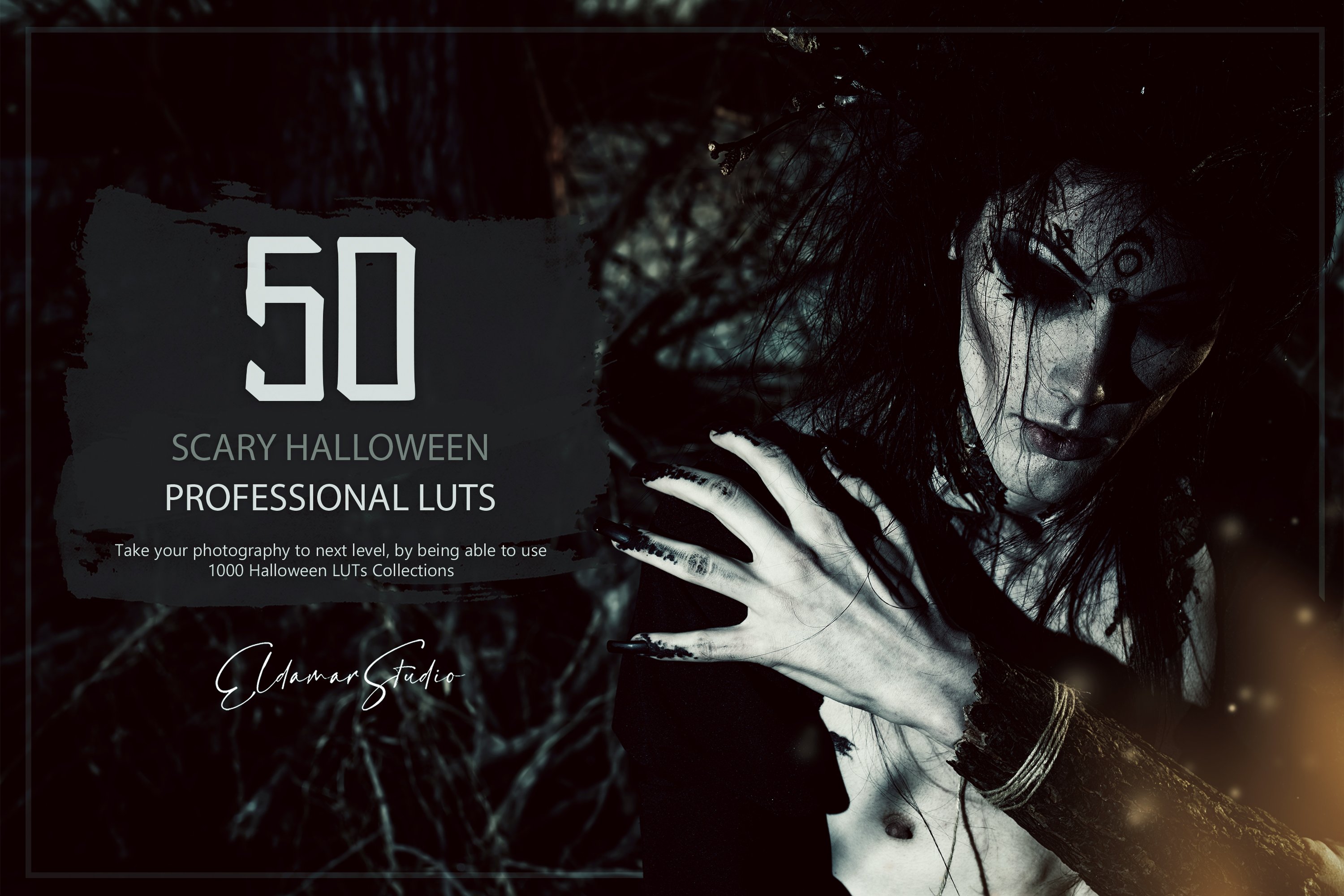 50 Scary Halloween LUTs and Presetscover image.