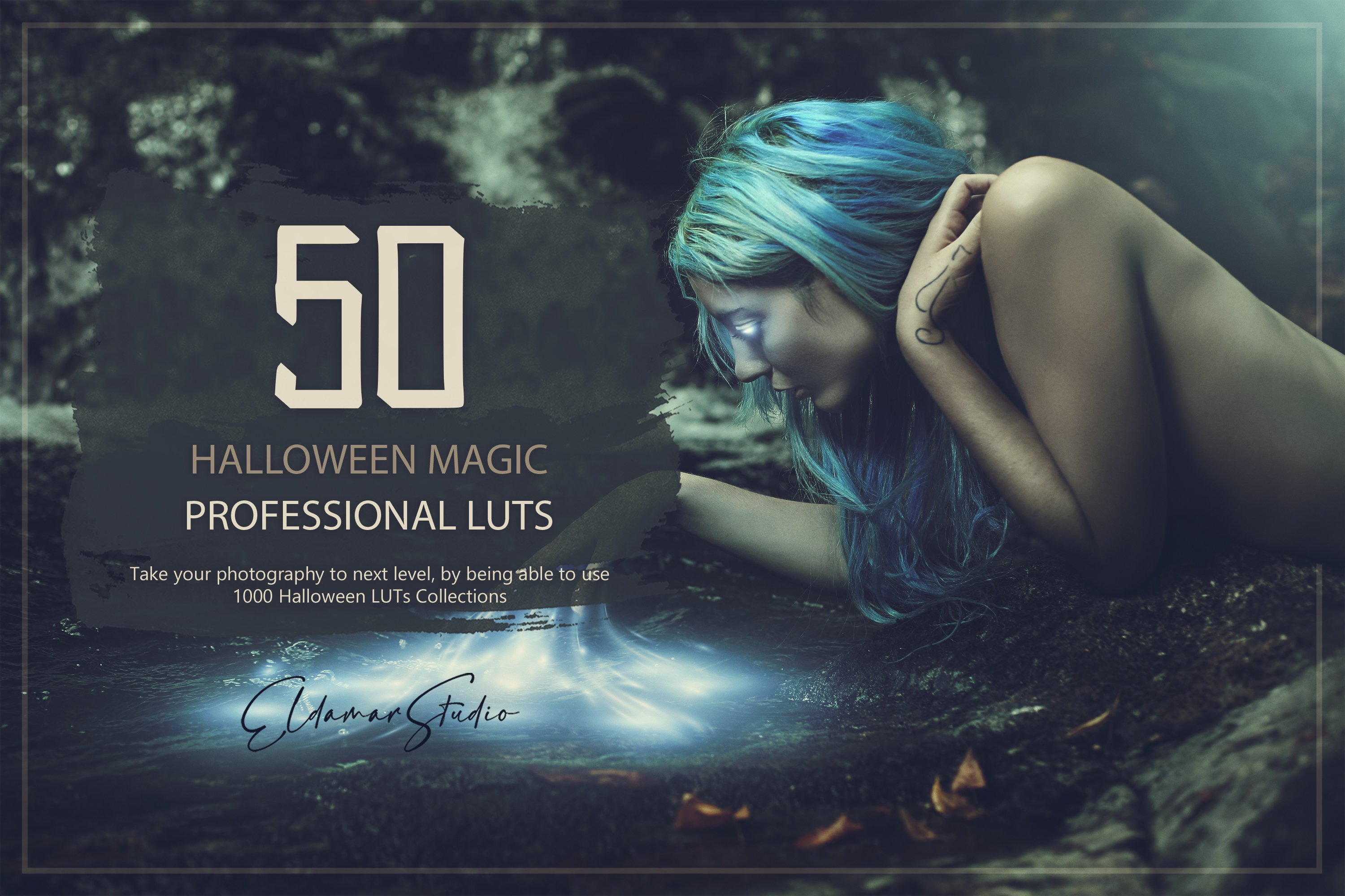 50 Halloween Magic LUTs and Presetscover image.