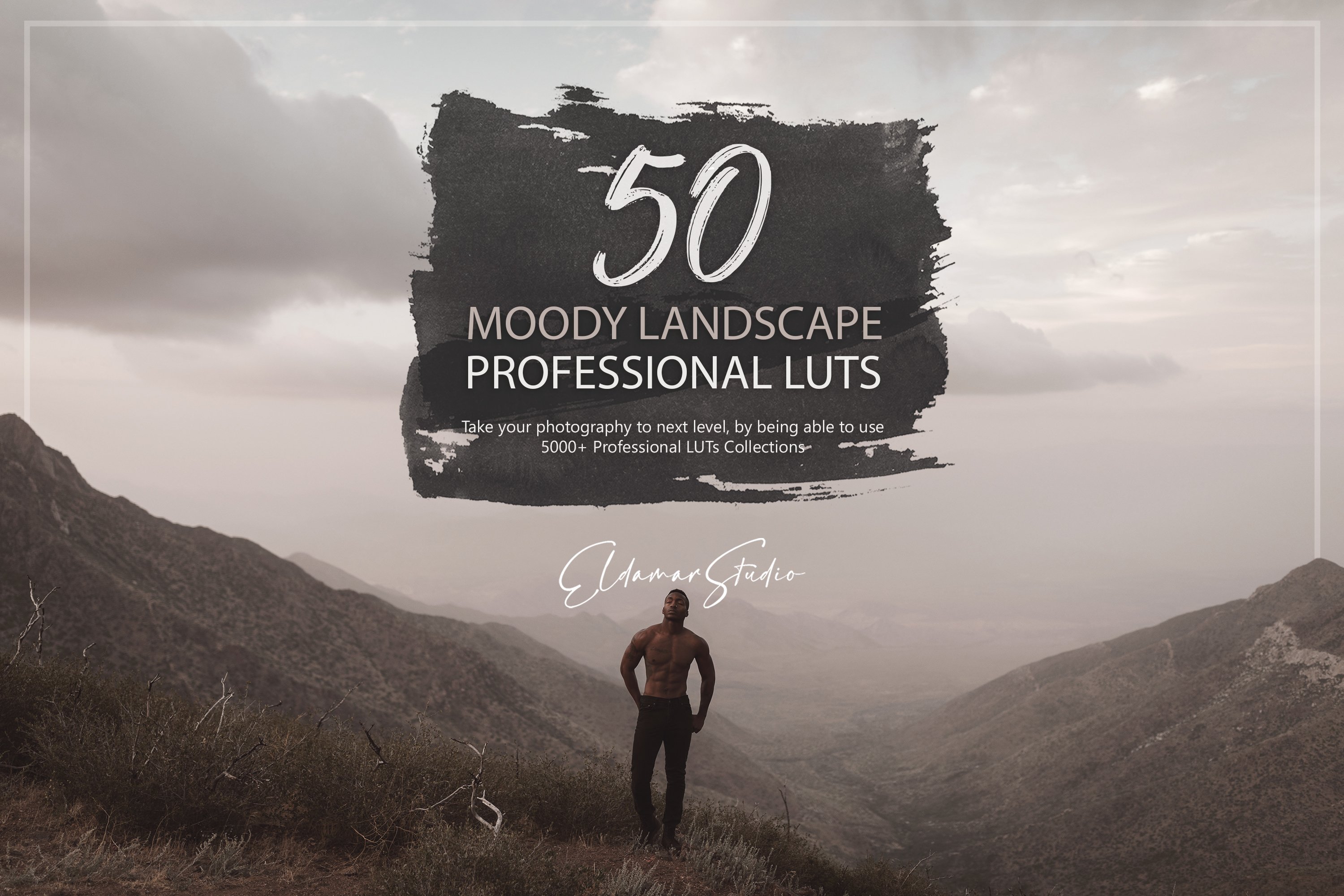 50 Moody Landscape LUTs Packcover image.